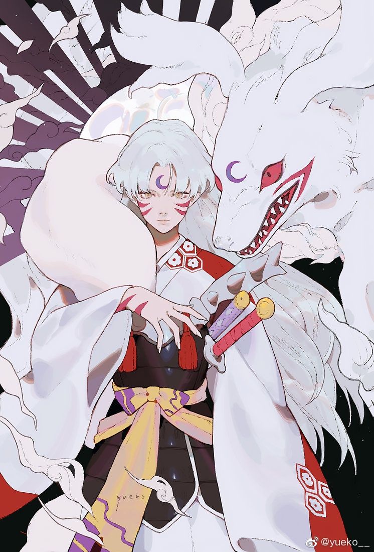 杀生丸【作者】yueko__【已授权】_《阴阳师》同人社区